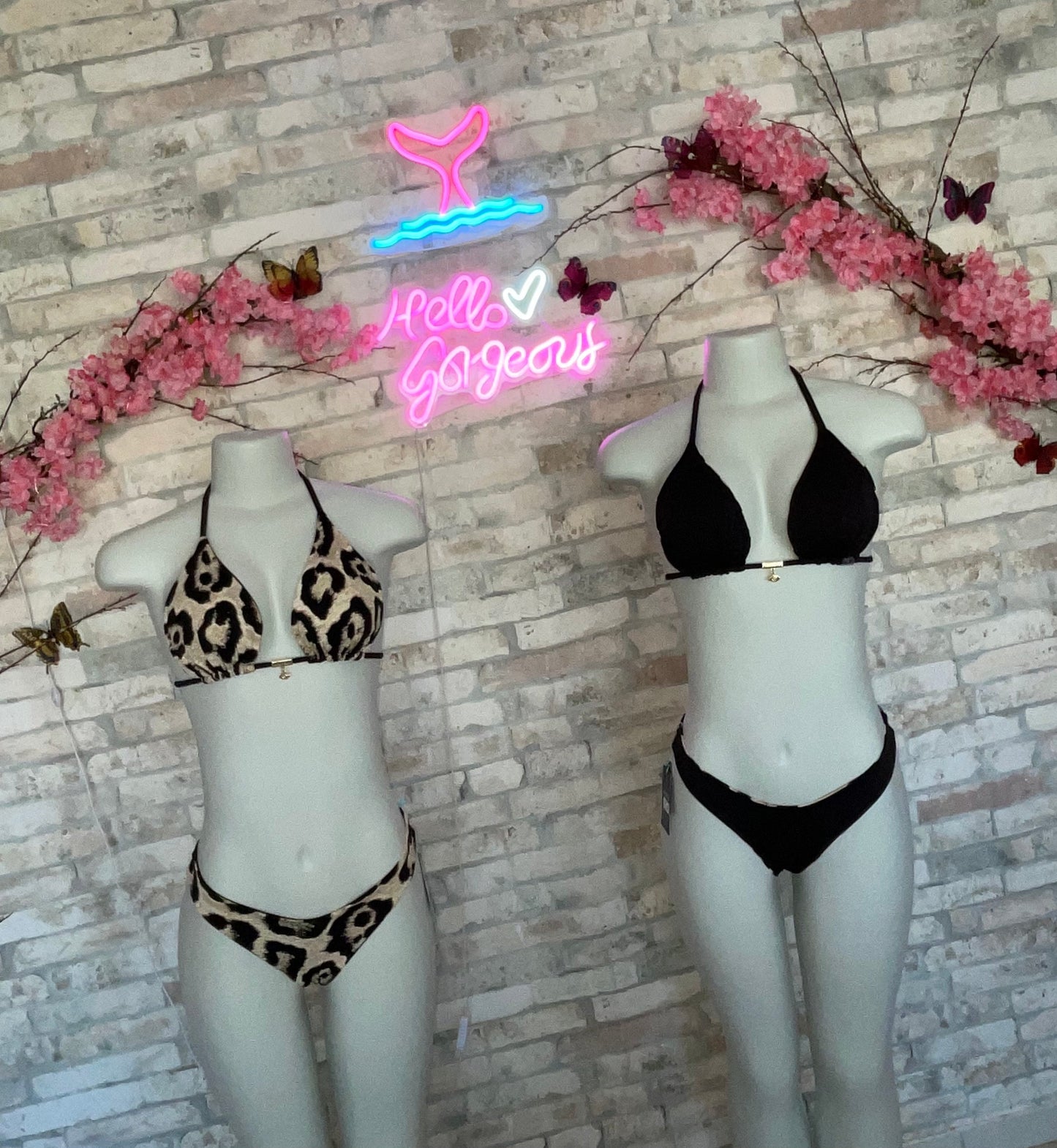 Bikini Bianca Animal Print Reversible