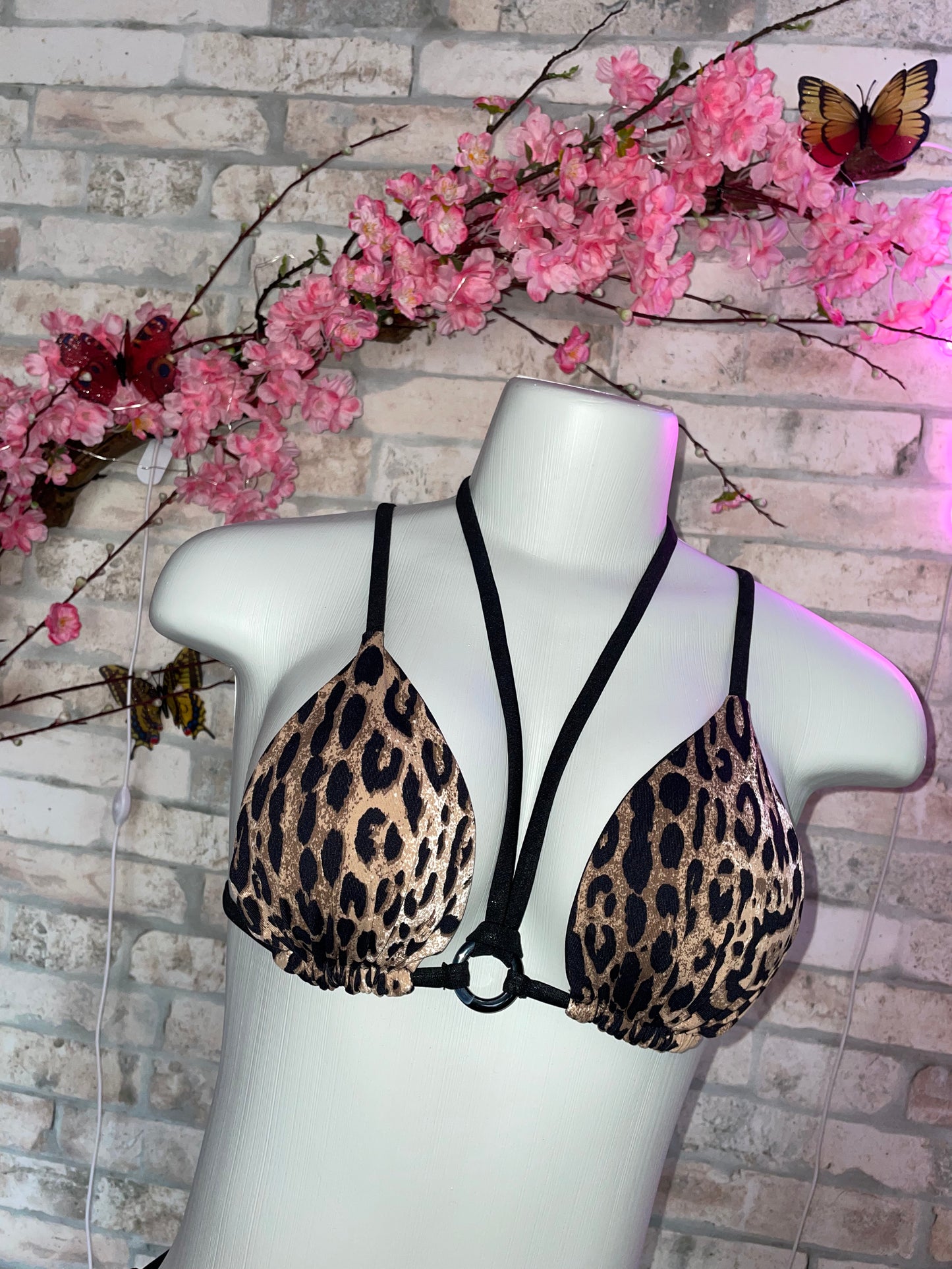 Bikini Mia Animal Print (Ring) Reversible Black