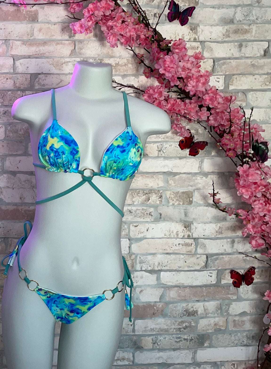 Bikini Mia Multicolor (Ring) Reversible White