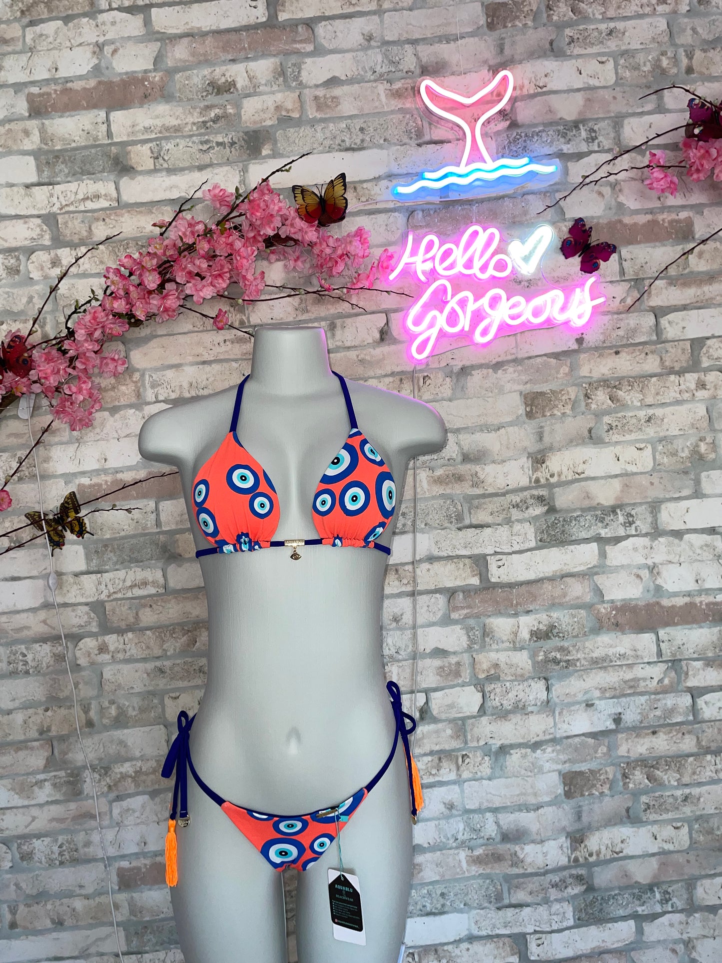 Bikini Mia Evil Eye Orange