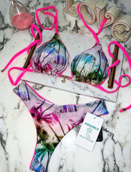 Bikini Bianca Reversible to pink