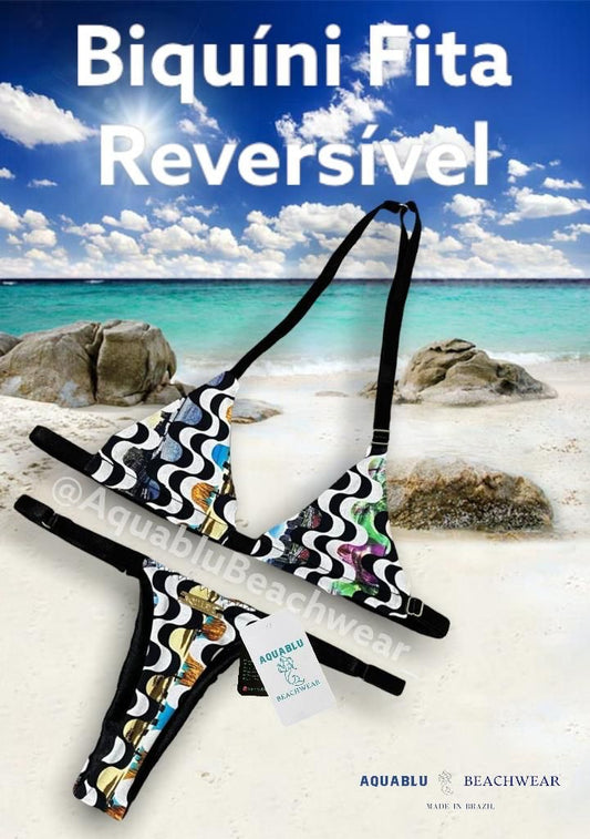 Bikini Fita Copacabana Reversible Black