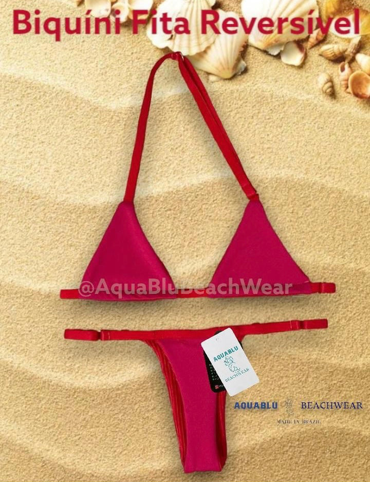 Bikini Fita Red Reversible