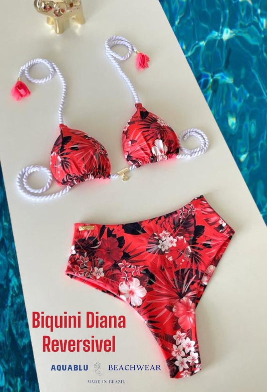 Bikini Diana Reversible Salmon