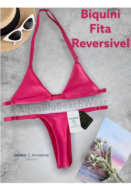 Bikini Fita Pink Reversible Pink