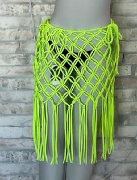 Beach cover-up neon