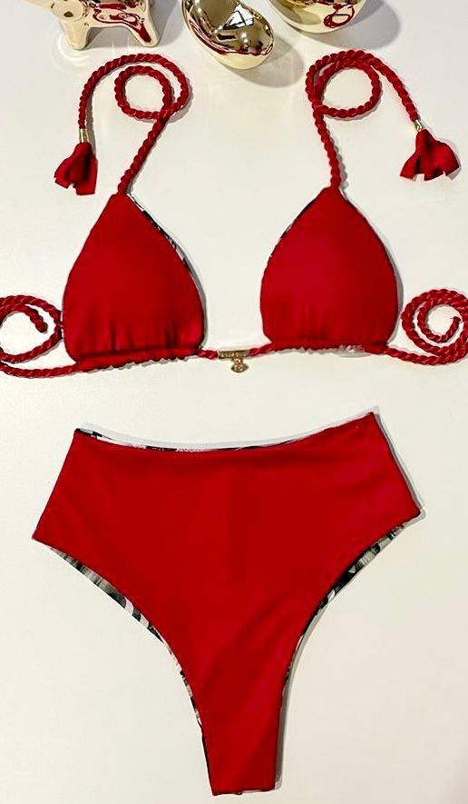 Bikini Diana Reversible Red