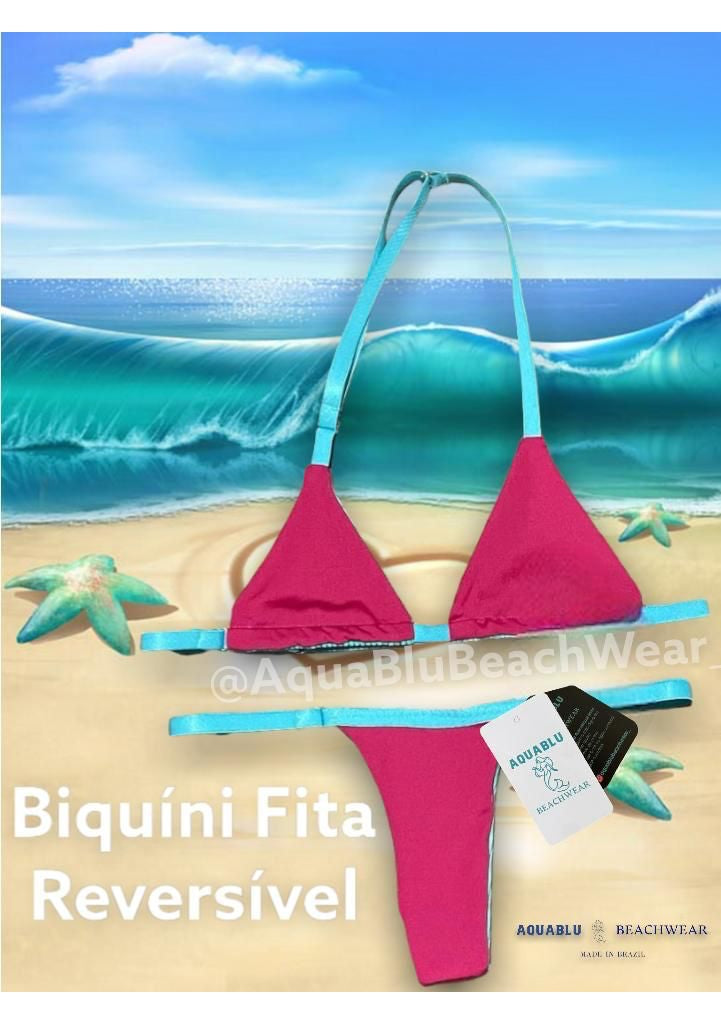 Bikini Fita Tifanny Reversible Pink
