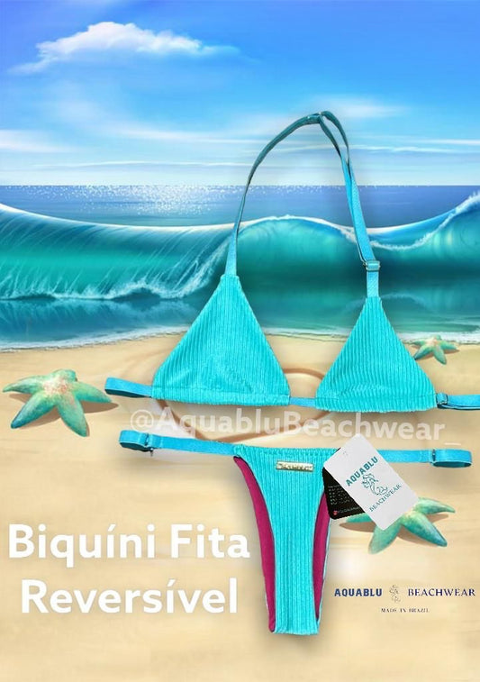 Bikini Fita Tifanny Reversible Pink