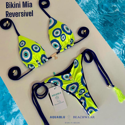 Bikini Mia Evil Eye Neon / Blue