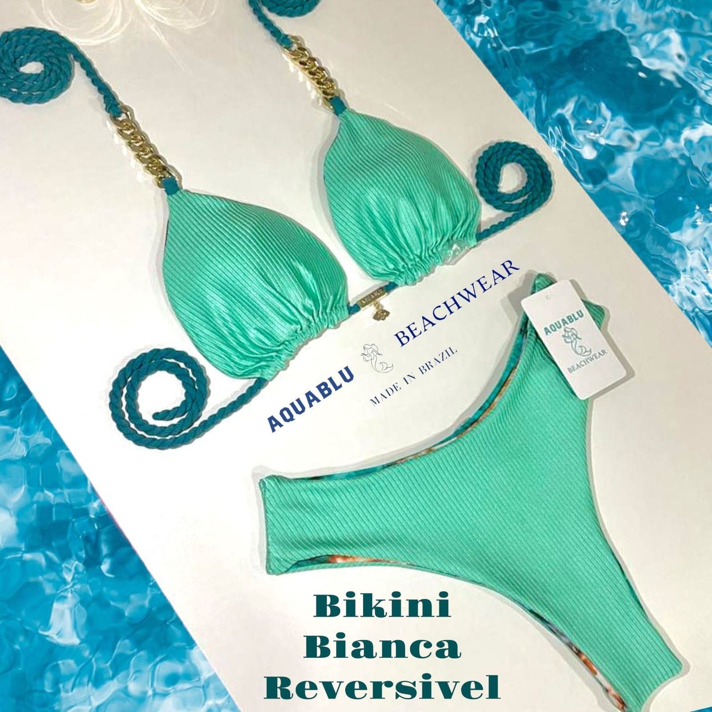 Bikini Bianca (Chain) Reversible Green