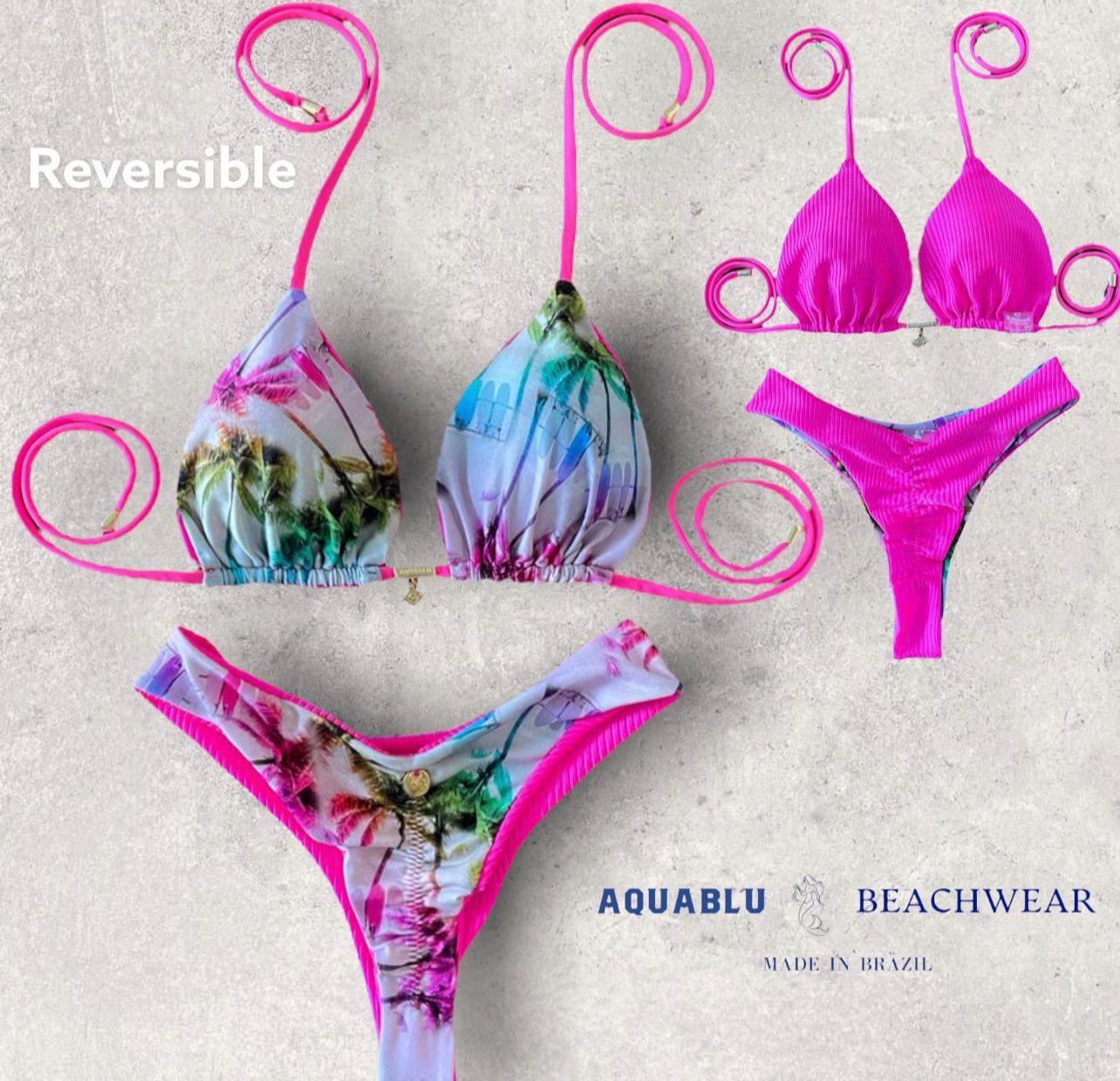 Bikini Bianca Reversible to pink