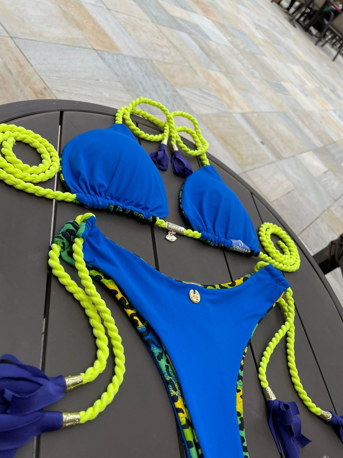 Bikini Giselle Brazil Reversible Blue