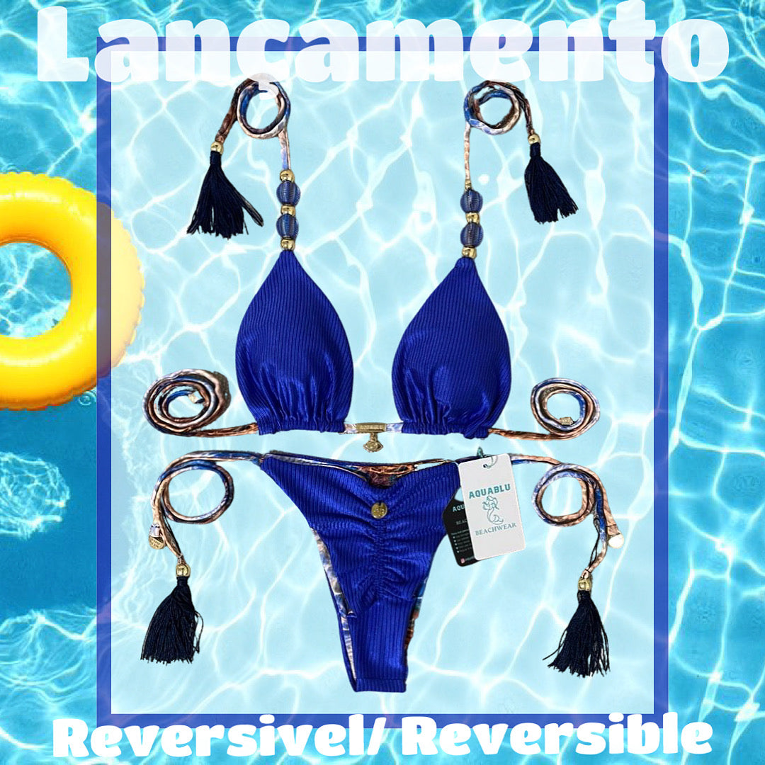 Bikini Mia Oceano Reversible Blue