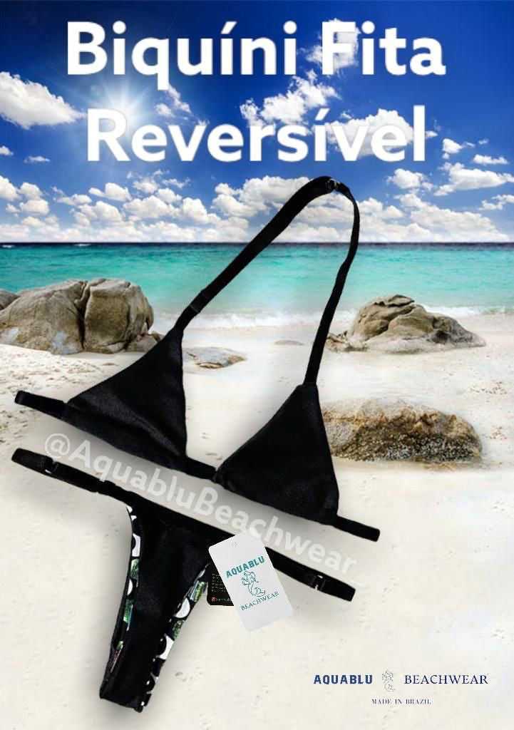Bikini Fita Copacabana Reversible Black